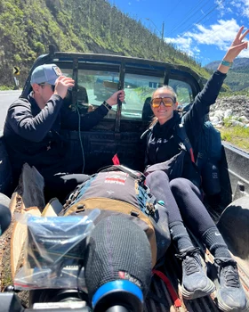 Frații Alexia și Aris Eram la „America Express”. FOTO: Antena 1