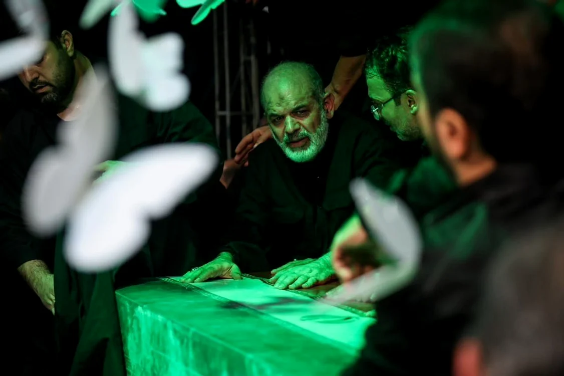  Generalul Ahmad Vahidi, la funeraliile lui Ali Khamenei