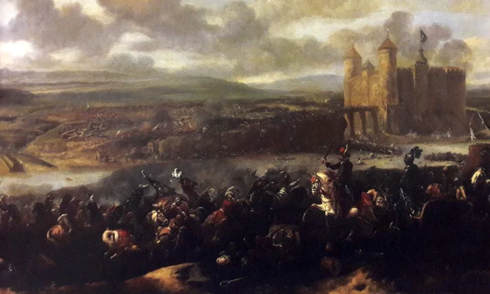 Calendar 11 octombrie: 1673   Bătălia de la Hotin: Hatmanul Jan Sobieski, viitorul rege al Poloniei, i a învins pe turci și a ocupat Cetatea Hotinului jpeg