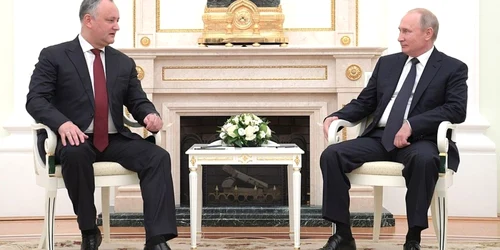 Igor Dodon si Vladimir Putin kremlin.ru