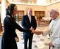 Prințesa Charlene și Prințul Albert de Monaco în vizită la Papa Francisc jpg