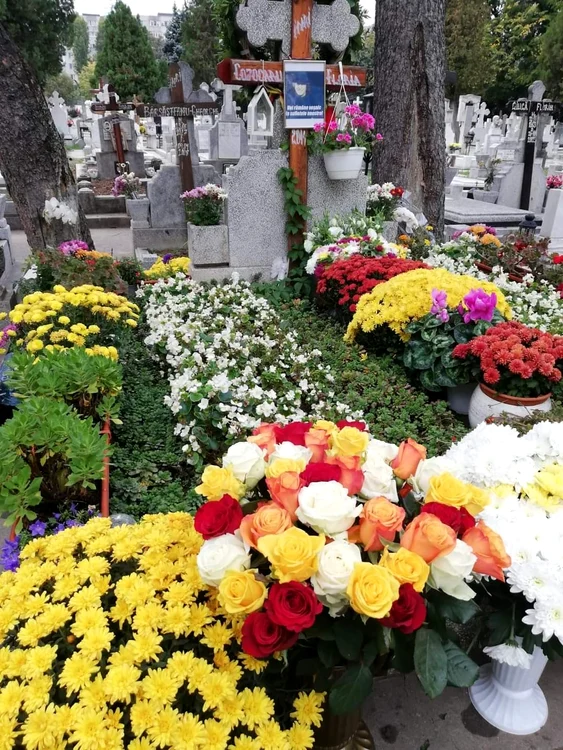 Mihai Constantinescu este înmormântat în Cimitirul Ghencea Militar 