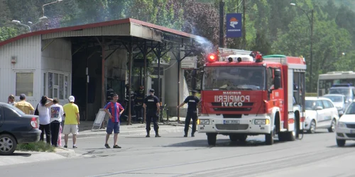 panica incendiu statia nera