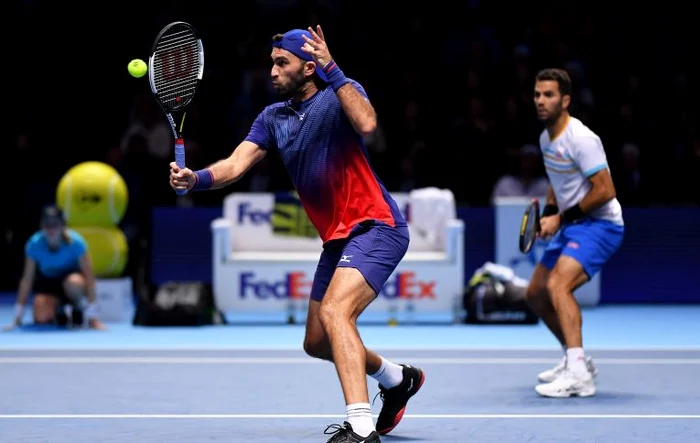 Horia Tecau si Jean Julien Rojer, în actiune la Turneul Campionilor 2019FOTO: Guliver/ Gettyimages