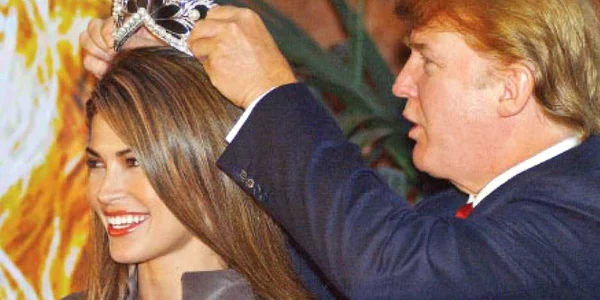 Donald Trump a încoronat-o pe Justine când aceasta a coborât din maşină