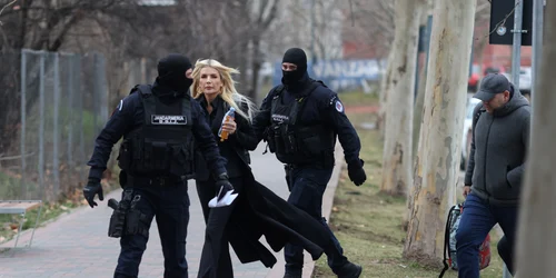 Laura Vicol și Vladimir Ciorbă sunt aduși la audieri la DIICOT în dosarul Nordis, în București. FOTO Inquam Photos / George Călin