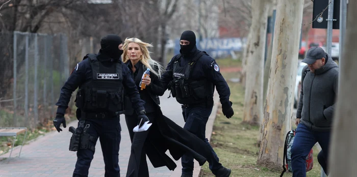 Laura Vicol și soțul ei au fost reținuți FOTO: Inquam Photos