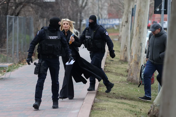 Laura Vicol și soțul ei au fost reținuți FOTO: Inquam Photos