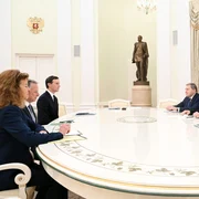 Putin întâlnire la Kremlin cu delegația americană FOTO Profimedia 