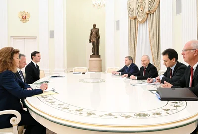 Putin întâlnire la Kremlin cu delegația americană FOTO Profimedia 