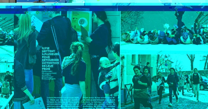 Delicvenţi din România prinşi în flangrant FOTO Paris Match