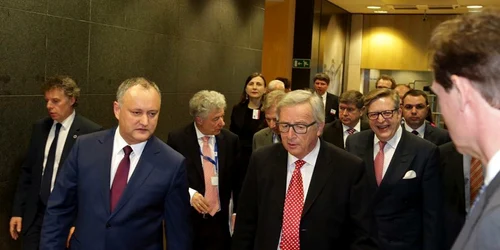 Igor Dodon Jean-Claude Junker Igor Dodon via facebook