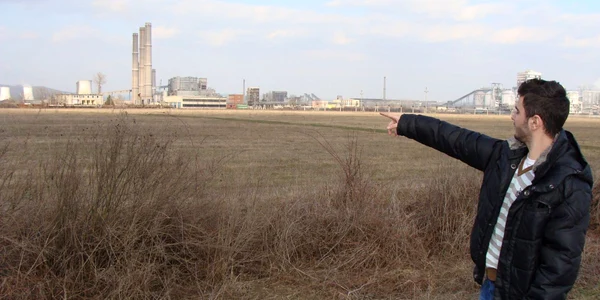 Locul iniţial unde ar fi urmat să se construiască centrala