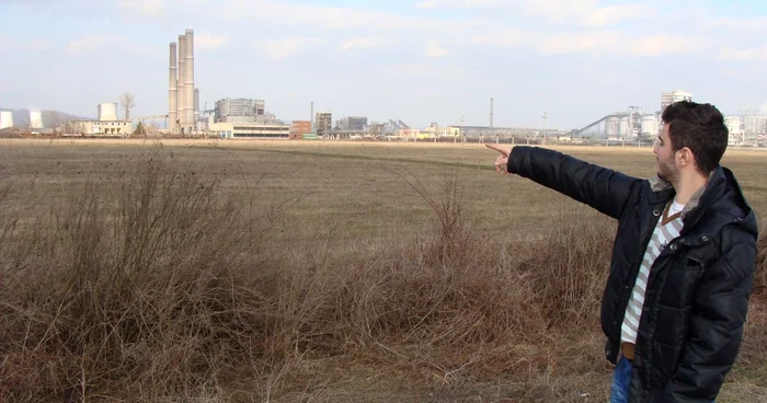 Locul iniţial unde ar fi urmat să se construiască centrala