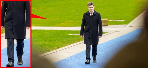 Nicușor Dan poartă haine cu mult mai mari și încălțăminte ponosită 