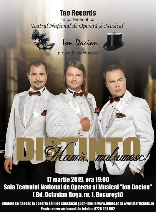 Afișul spectacolului