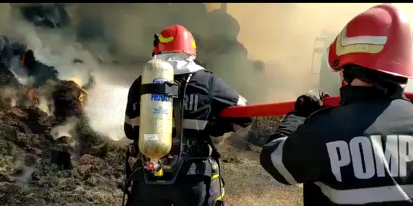 Incendiu devastator la ferma unei companii renumite din Vâlcea Foto Sursă ISU Vâlcea mp4 thumbnail png