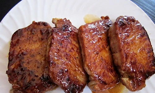 cotlete de porc caramelizate jpeg