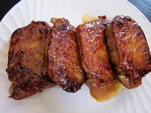 cotlete de porc caramelizate jpeg