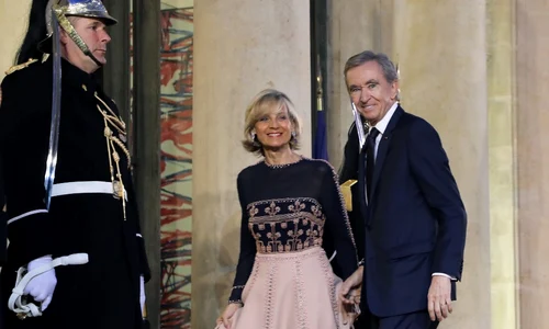 Bernard Arnault, alături de soția sa, pianista Helene Mercier Arnault jpeg