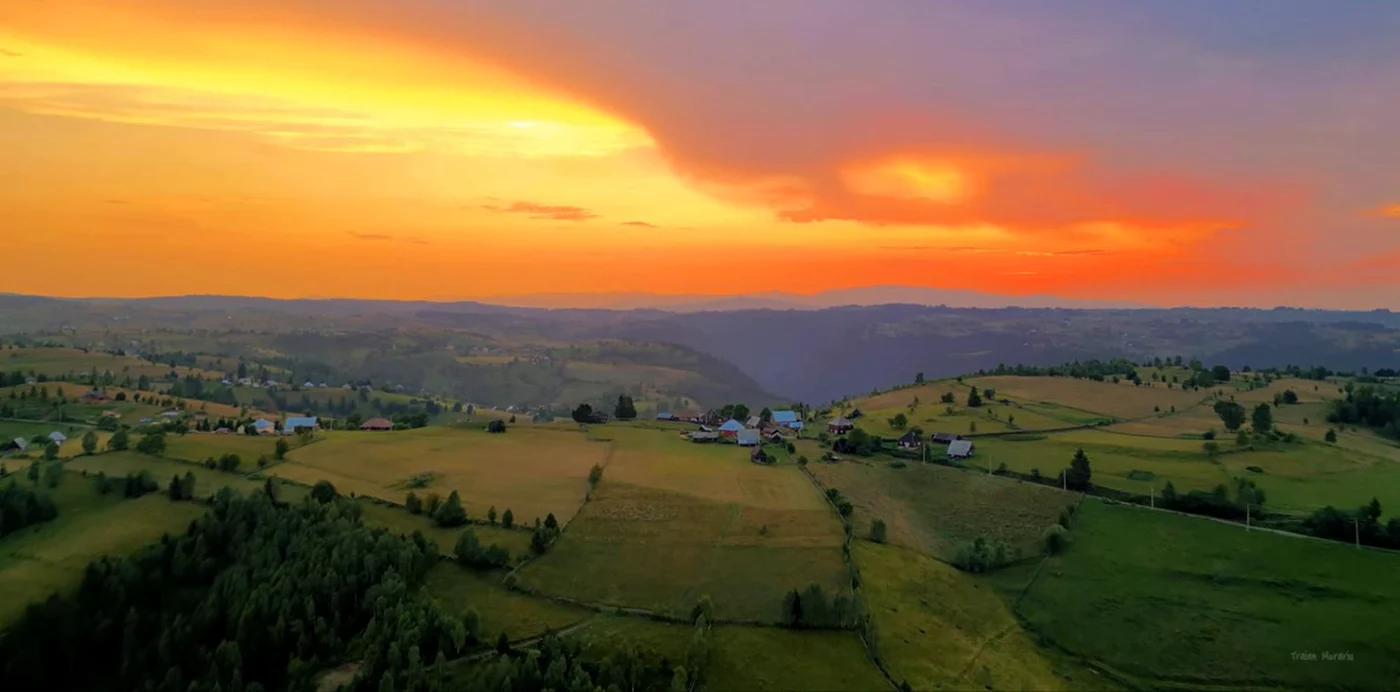 Măguri, satul care este situat la cea mai mare altitudine din România / foto: captură video