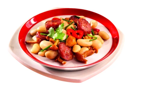 mancare de fasole boabe cu galbiori jpeg