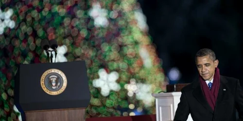 Obama ceremonie craciun