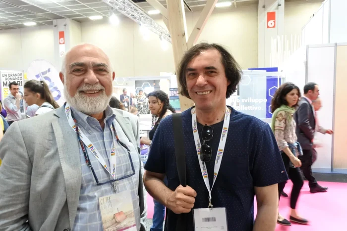 Mircea Cartarescu si Bruno Mazzoni la Torino