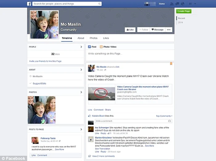 Mo Maslin şi fraţii săi sun "comemoraţi" pe internet de escorci. Pagina a fost eliminată de facebook (foto: dailymail.co.uk)
