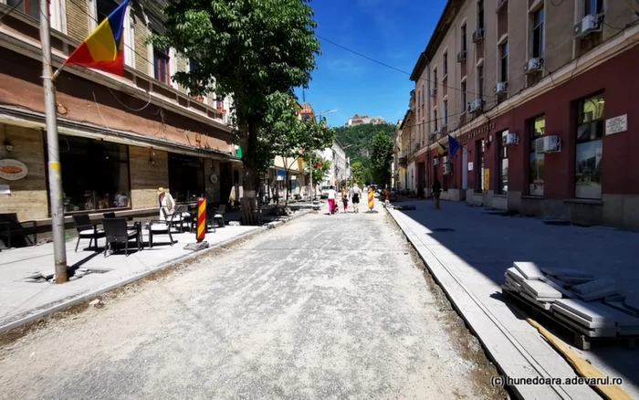 centrul istoric al devei in santier foto daniel guta adevarul