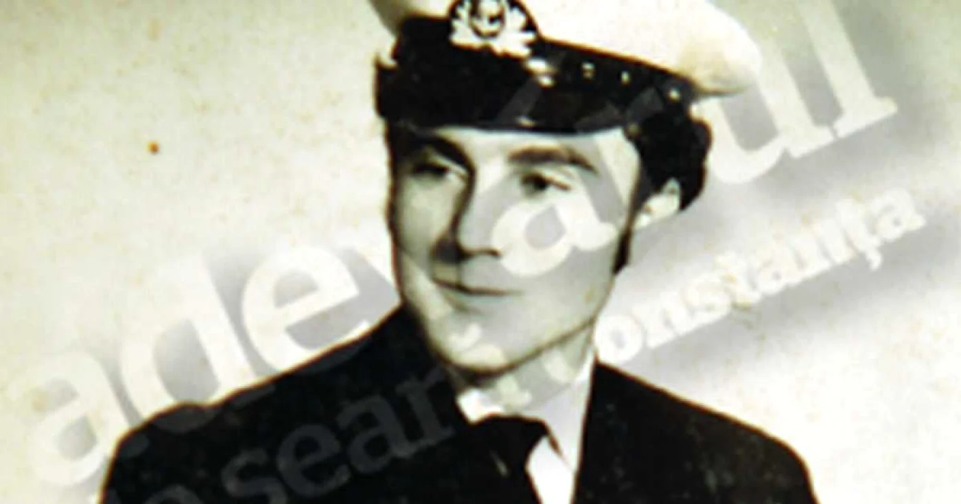 Gheorghe Topîrceanu în 1971, la absolvirea Institutului de Marină Mircea cel Bătrân din Constanţa