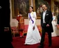 Kate Middleton, Camilla, Charles, la dineul de stat, Foto Getty