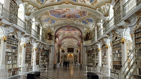 Biblioteca Abaţiei Admont tur virtual gratuit al uneia dintre cele mai renumite biblioteci monastice din lume jpeg