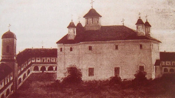 Mănăstirea Sărindar la 1836 (© Fototeca Ortodoxiei Românești) 