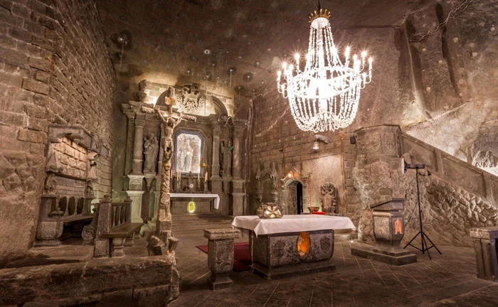 Salina Wieliczka, Polonia, un loc inedit unde se pot organiza nunţi. FOTO Business Insider