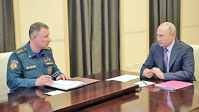 Evgheni Zinitcev, alături de președintele rus, Vladimir Putin Foto: Profimedia