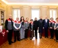 Charlene și Albert de Monaco la sediul Crucii Roșii, Foto Eric Mathon