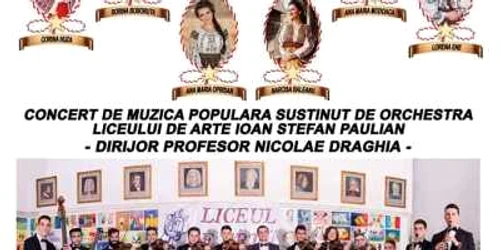 concert de muzică populară de martisor afis la turnu severin 