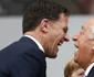 Ziua Naţională a Franţei premierul Olandei Mark Rutte si preşedintele Portugaliei Marcelo Rebelo de Sousa FOTO EPA EFE Kamil Zihnioglu