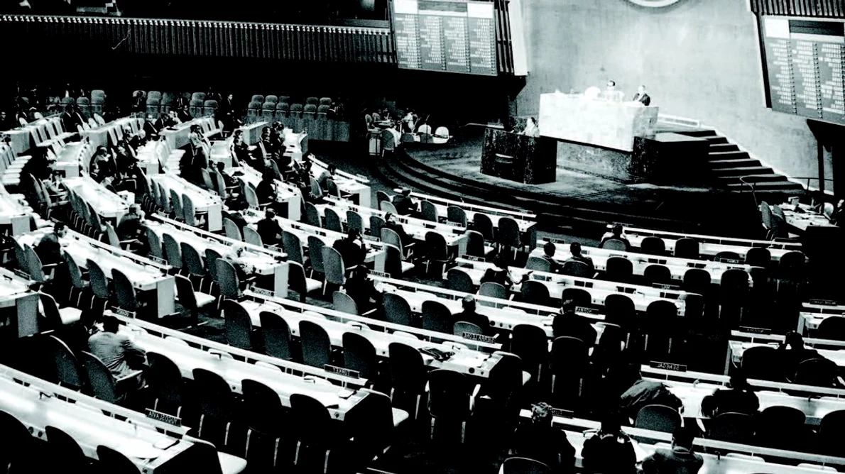 1967 Succes românesc în plan internaţional: Corneliu Mănescu, președinte al Adunării Generale ONU jpeg