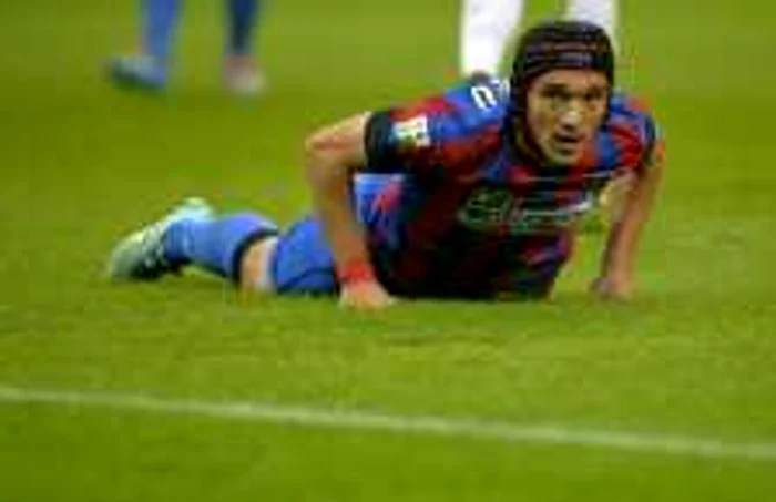 Claudiu Keşeru, fotbalist legitimat la Steaua FOTO Răzvan Lupică/Mediafax