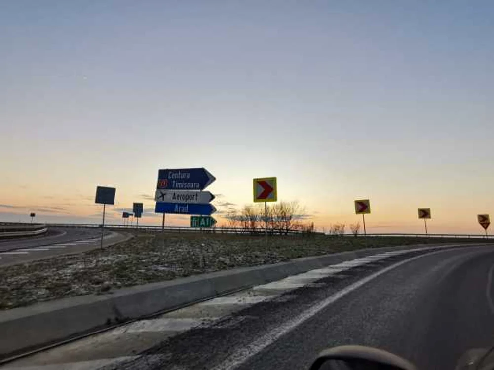 Intrarea pe Centura Timişoara Nord