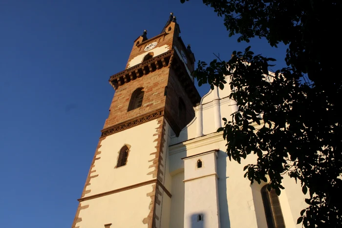 Biserica Evanghelică din Bistriţa este singurul lăcaş de cult cu lift din ţară FOTO: Bianca Sara