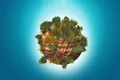 3d trees rocky globe jpg