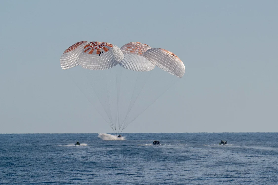Aterizarea a avut loc în largul coastei Tallahassee, Florida, în Golful Mexic. FOTO: X / @NASA
