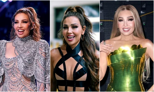 Thalia a schimbat 8 tinute la Latin Grammy jpg