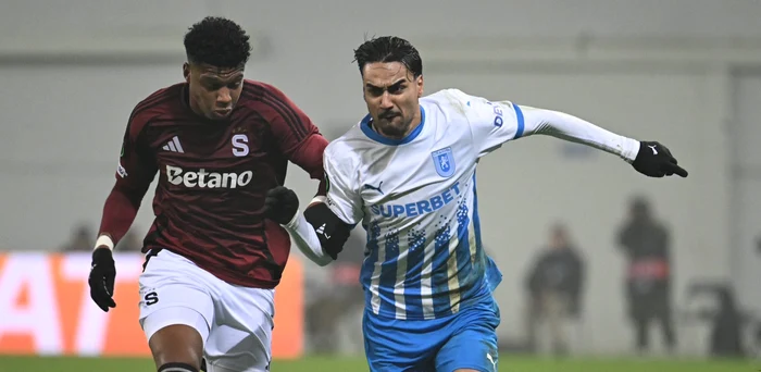 Ștefan Baiaram, dreapta, a fost titular la gazde  FOTO Facebook