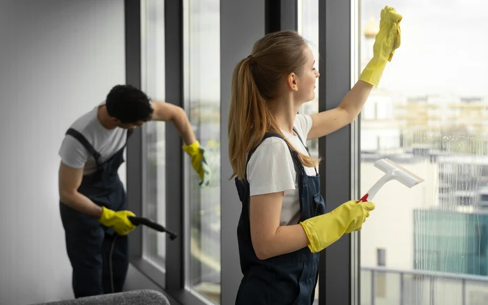 Unii români se plâng că au salarii mai mici decât cel oferit personalului la curățenie. Freepik.com