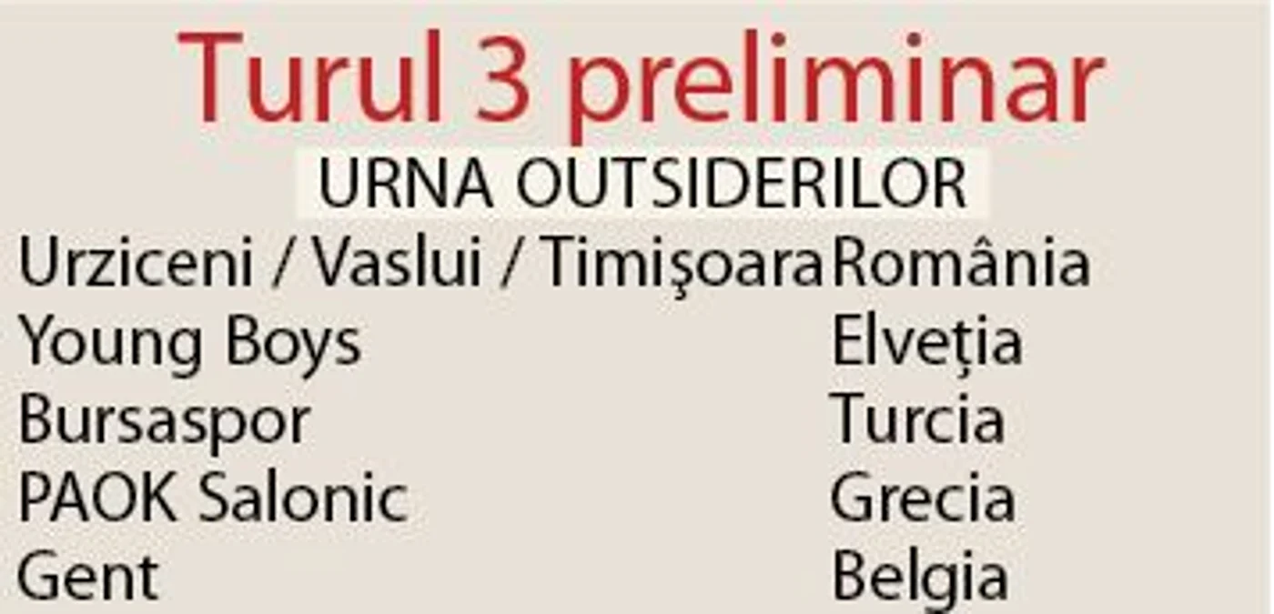 Turul 3 preliminar