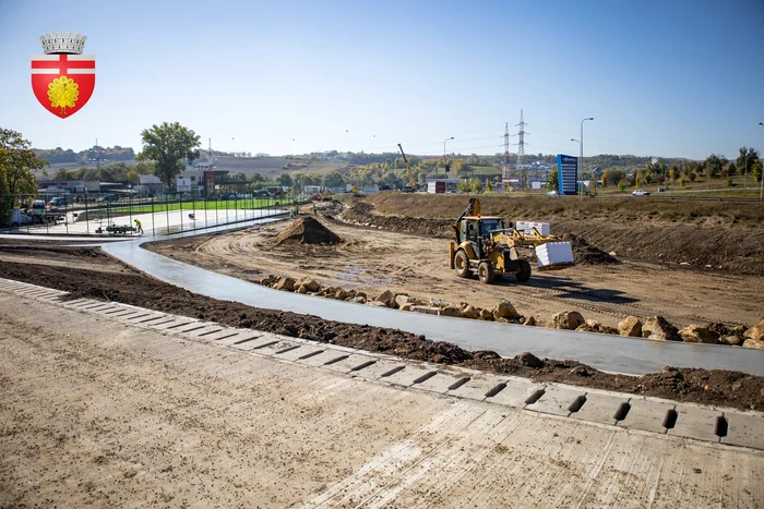 Amenajarea versantului Pacea FOTO Primăria Municipiului Botoșani